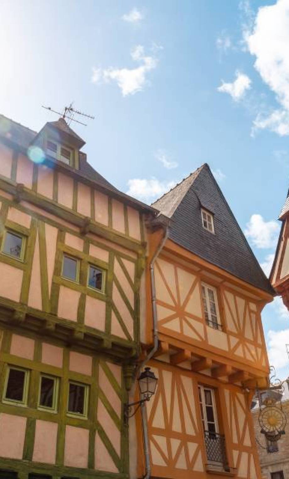 Magnifiques maisons à colombage dans le vieux Vannes